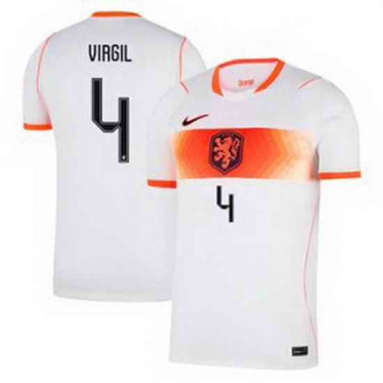 Youth 4 Netherlands National Virgil van Dijk 2026 Away Stadium  2